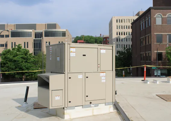 a rooftop unit