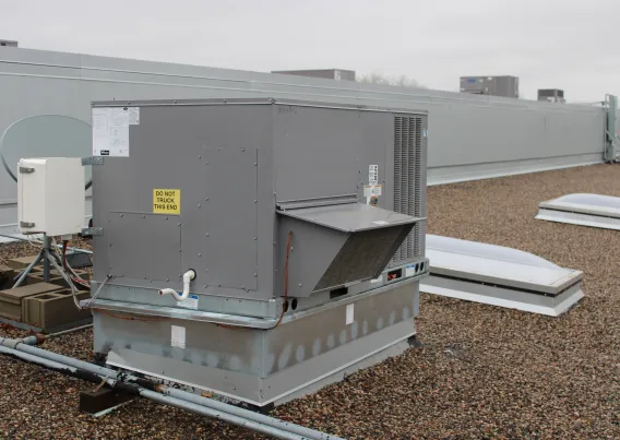 rooftop unit on building